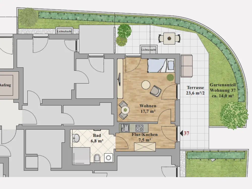 Barrierefreie Erdgeschoßwohnung mit EBK, Terrasse & exklusiver Ausstattung wartet auf Sie!