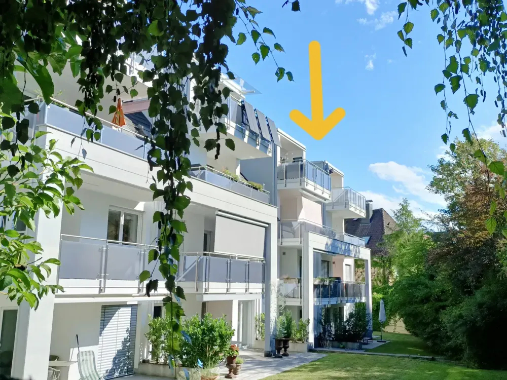 3-Zimmer-Maisonette-Wohnung mit Balkon in Friedrichshafen