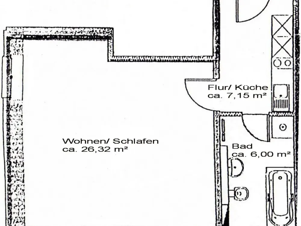 EBK vorhanden, mit Aufzug, perfekt für Studenten
