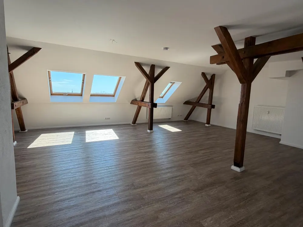 Loft-Wohnung mit Stellpl. im DG zu vermieten