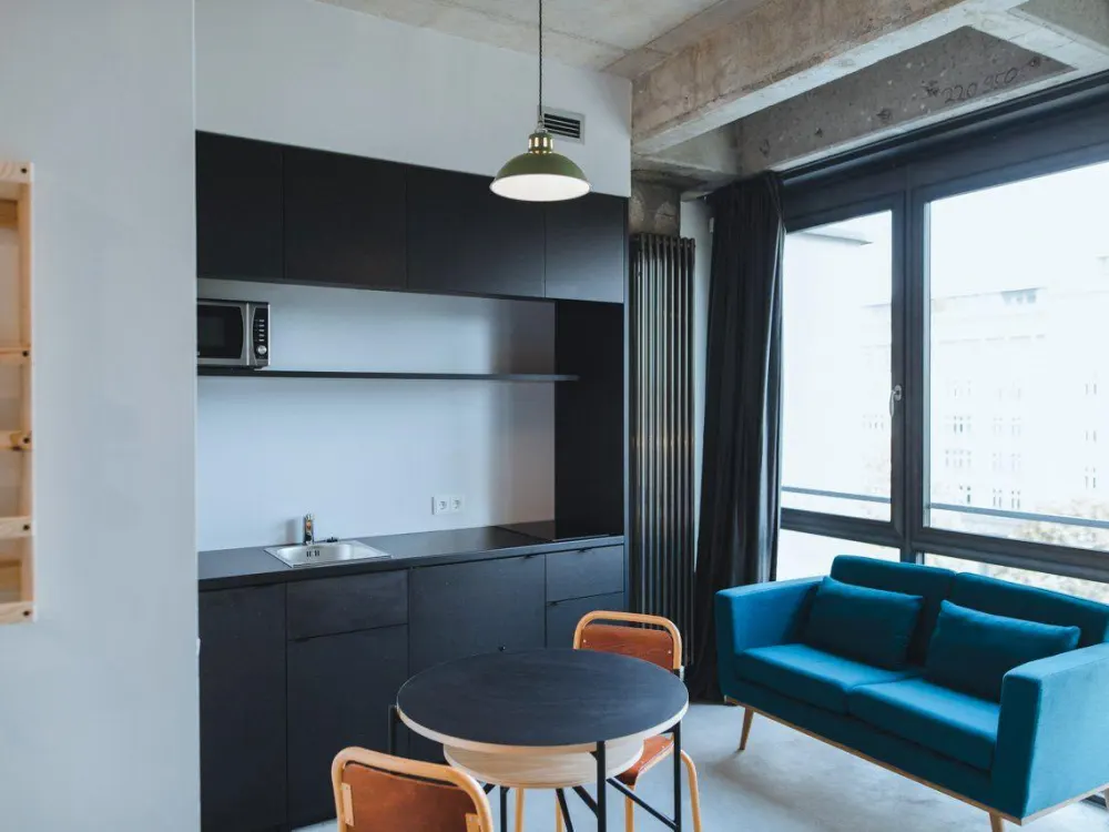 Neon Wood Student Housing in Berlin Friedrichshain, Double Apartment