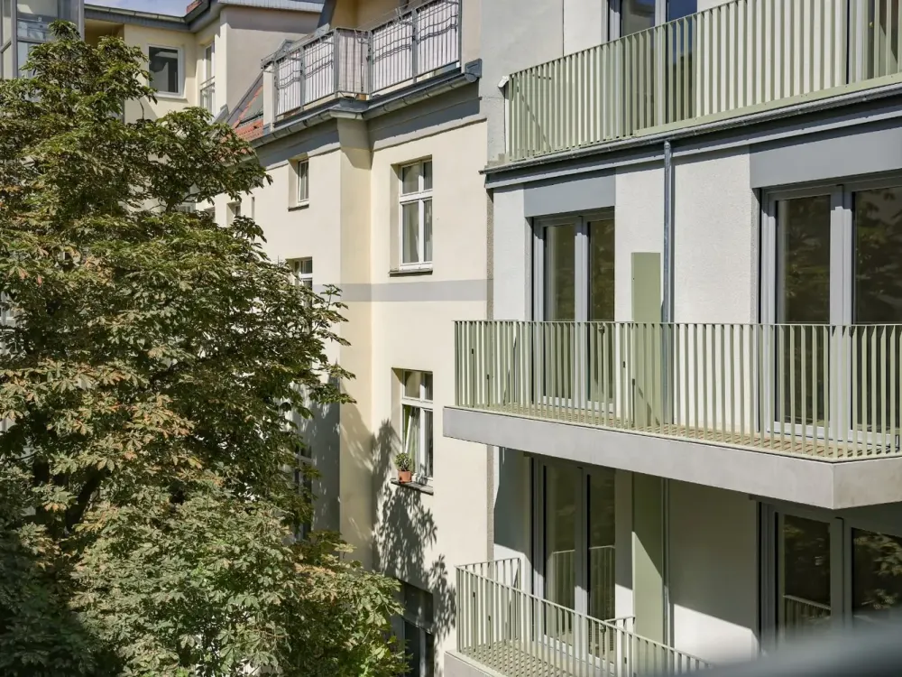 FRIEDRICH: Junior Apartment, 2 Zimmer, möbliert, Balkon, Neubau, Berlin | auch Corporate Housing