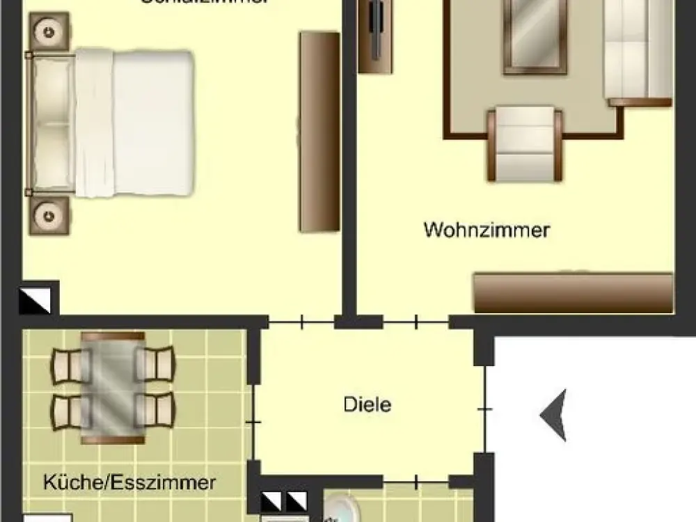 Demnächst frei! 2-Zimmer-Wohnung in Duisburg Ungelsheim
