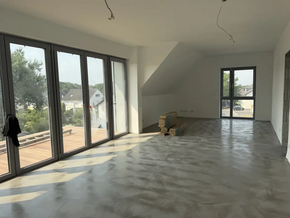 Comfortable New-Build First Occupancy with Large South-Facing Balcony in Quiet Location of Leverkusen-Quettingen