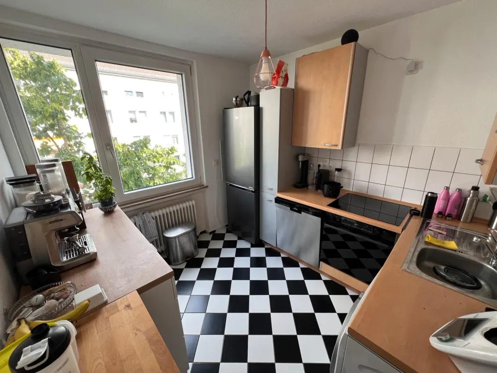 Zentrale möblierte Wohnung Westend-Süd