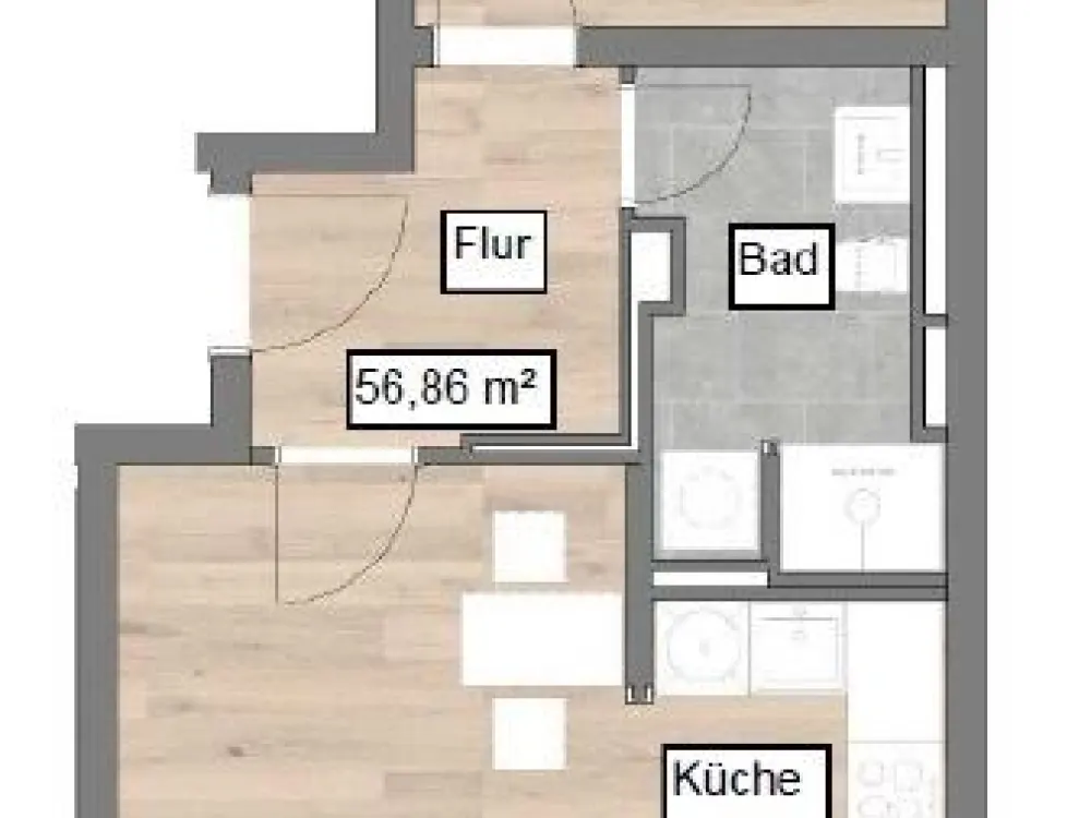 Lebhaftes Flair in Pieschen genießen - Top Neubauwohnung mit 2 Balkonen