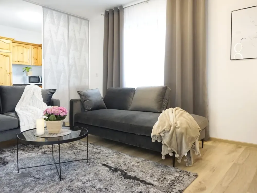 Wohnen auf Zeit: Charmante, voll ausgestattete 2-Zi-Whg mit Balkon (befristet bis 30.04.2027)