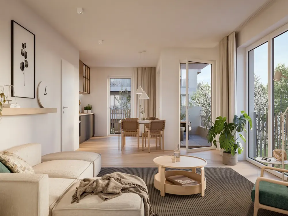 Living with Style, Exclusive 2-Room Apartment in First Occupancy