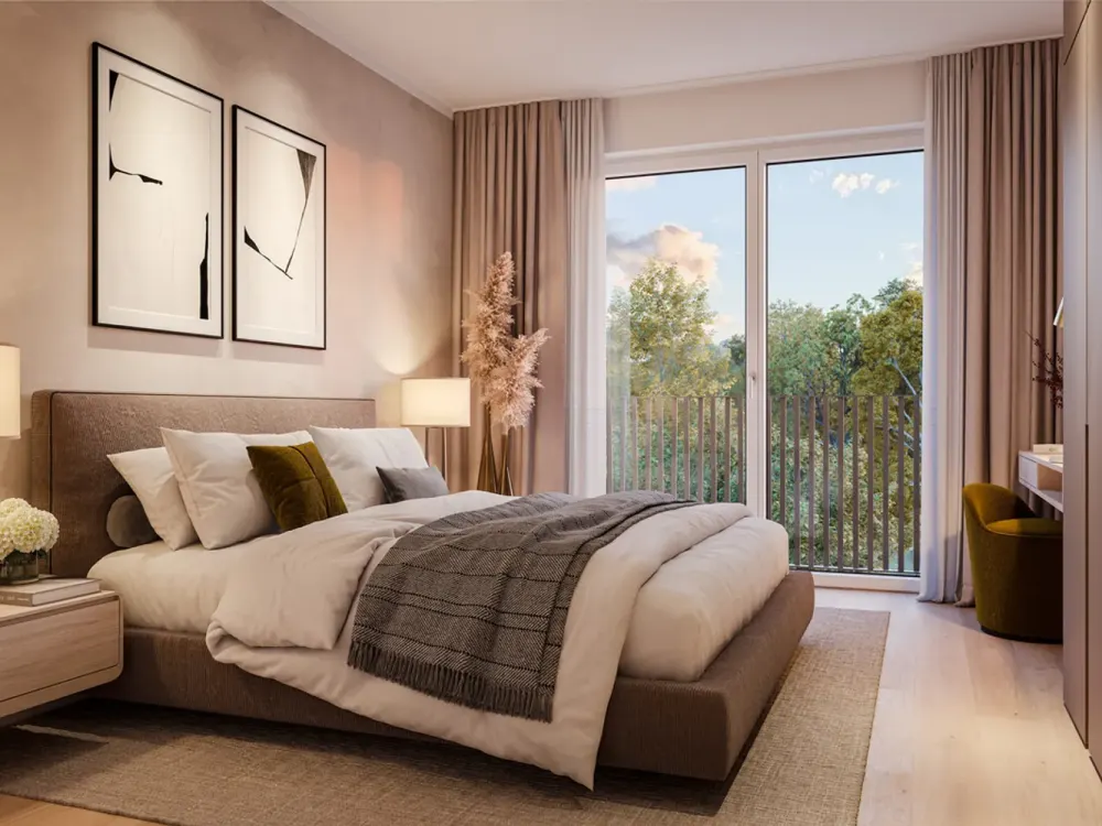 Living with Style, Exclusive 2-Room Apartment in First Occupancy