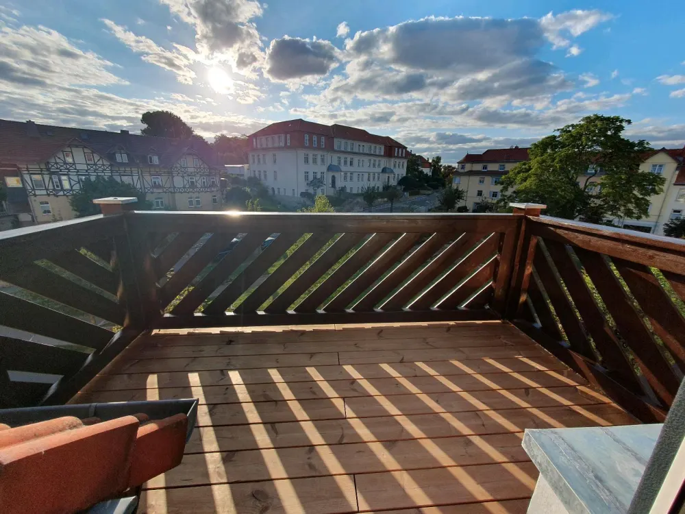 Sanierte 2-Raum Wohnung mit großem Balkon in Arnstadt (Erstbezug)