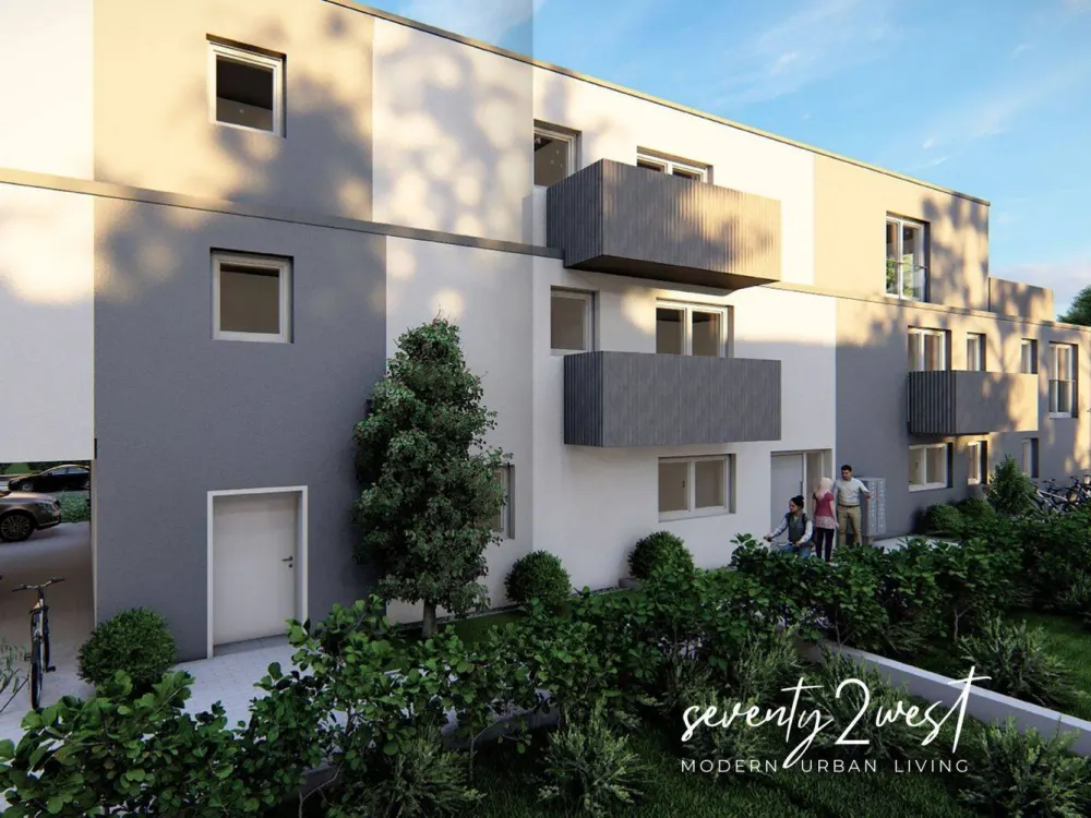 seventy2west - Möblierte Microapartments Apartment 06 mit Balkon
