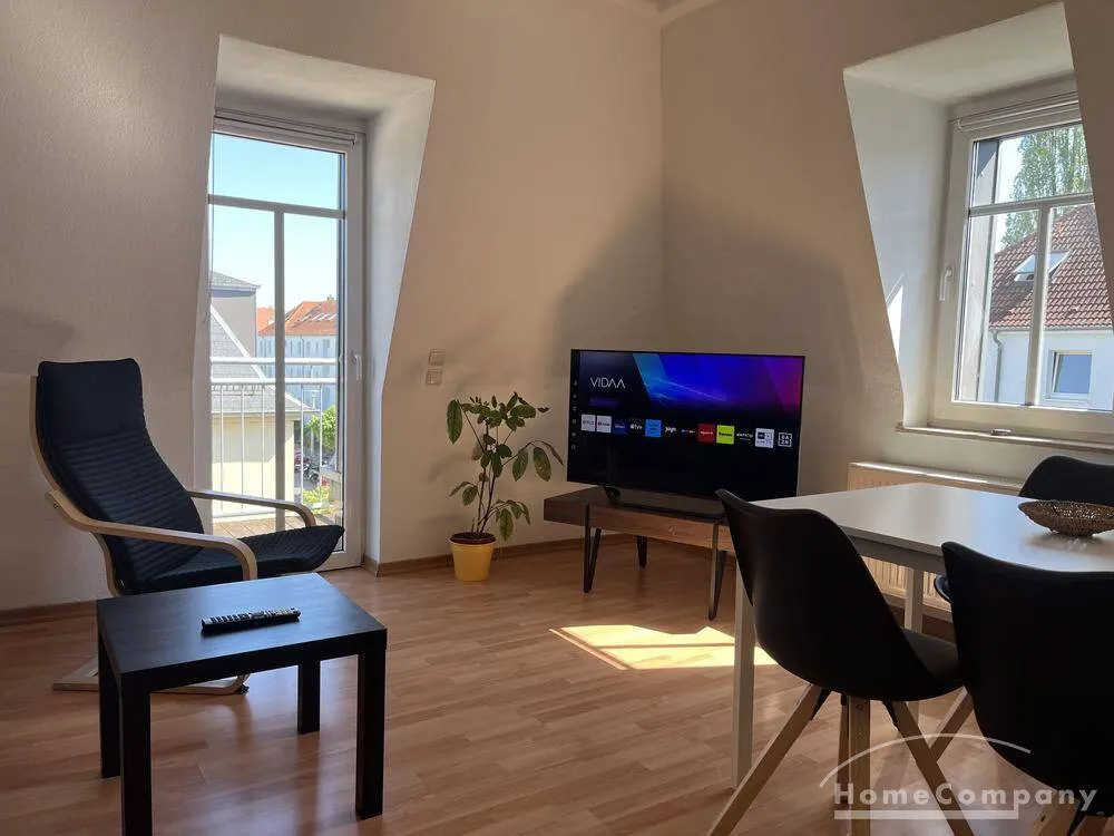 26193 HomeCompany Dresden Möbliert/Furnished 2-Zimmer Apartment mit Balkon in Dresden-Leuben max. 4 Personen