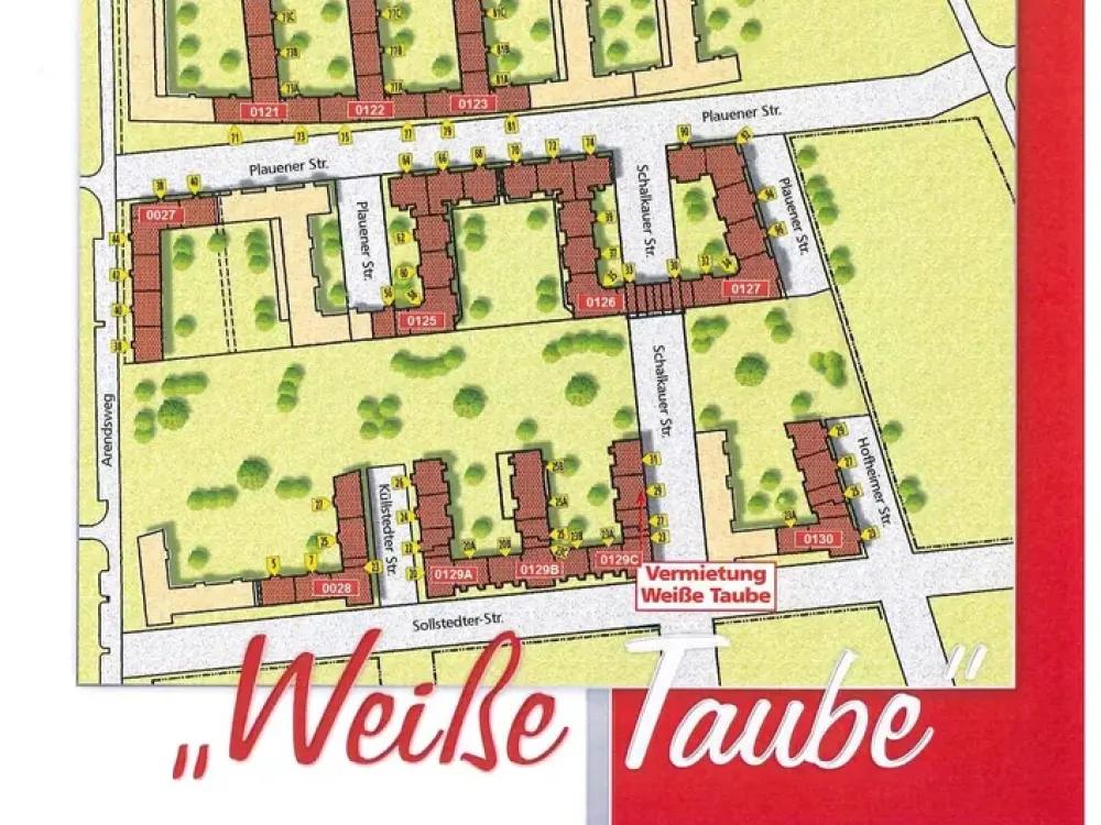 ZU HAUSE ist es am SCHÖNSTEN, Wohngebiet „Weiße Taube“