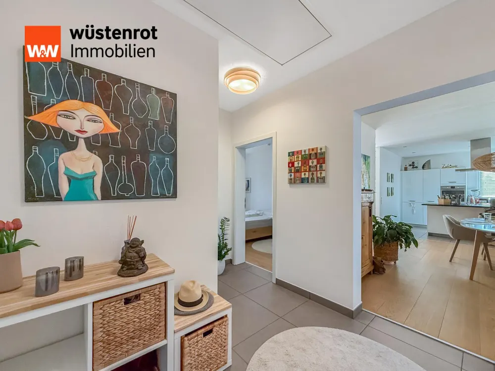 Moderne 4-Zimmer-Wohnung in Picard, 113 m², Terrasse, Einbauküche & Stellplätze