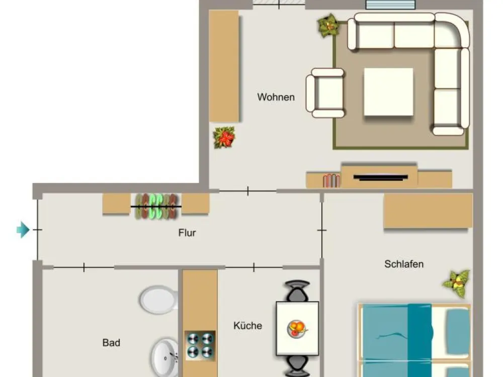 Mit einer Wohnung von VIVAWEST liegt das GLÜCK AUF Ihrer Seite.