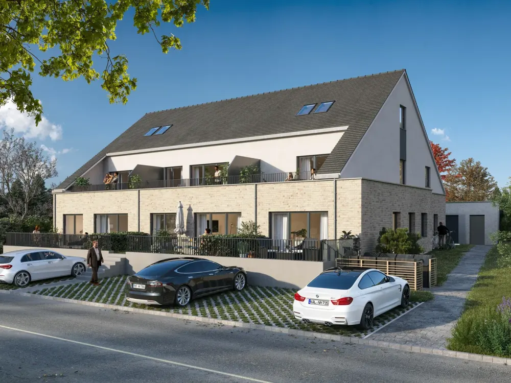Modern New-Build Rental Apartment on the Ground Floor with Sunny Terrace and Fitted Kitchen in Altenberge