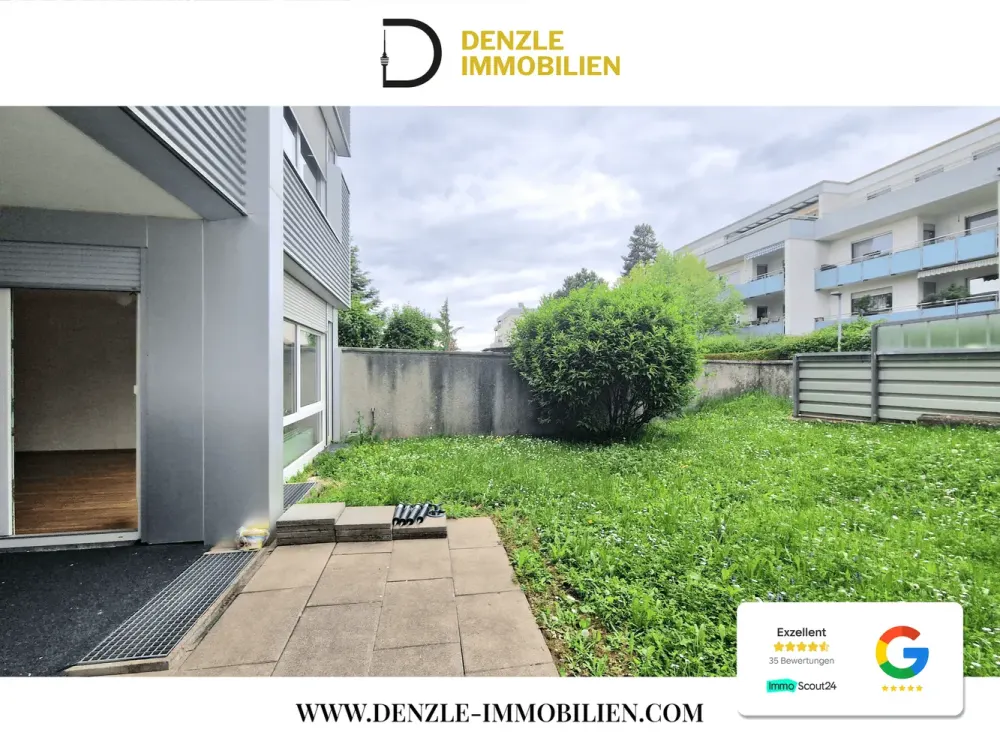 Wohnen mit Komfort, Barrierefreie 2-Zimmer-Erdgeschosswohnung mit Gartenzugang