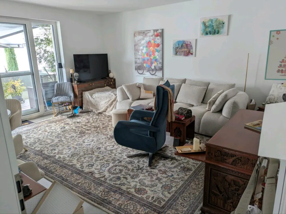Nordenstadt: Moderne Neubauwohnung in Feldrandlage, 2 Zimmer