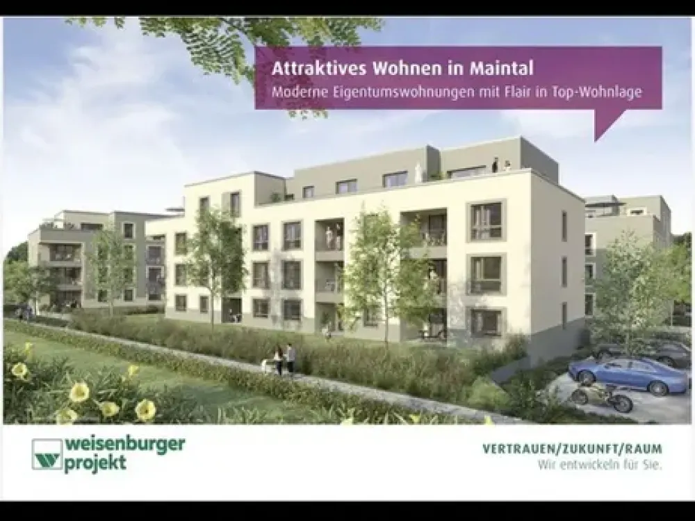 First Occupancy - New Building in Maintal with Roof Terrace