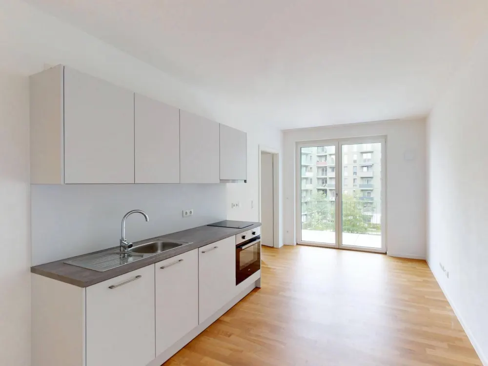 Toll geschnittene 1,5-Zimmer-Wohnung mit BALKON im Neubauquartier 'Ferdinand's Garden'