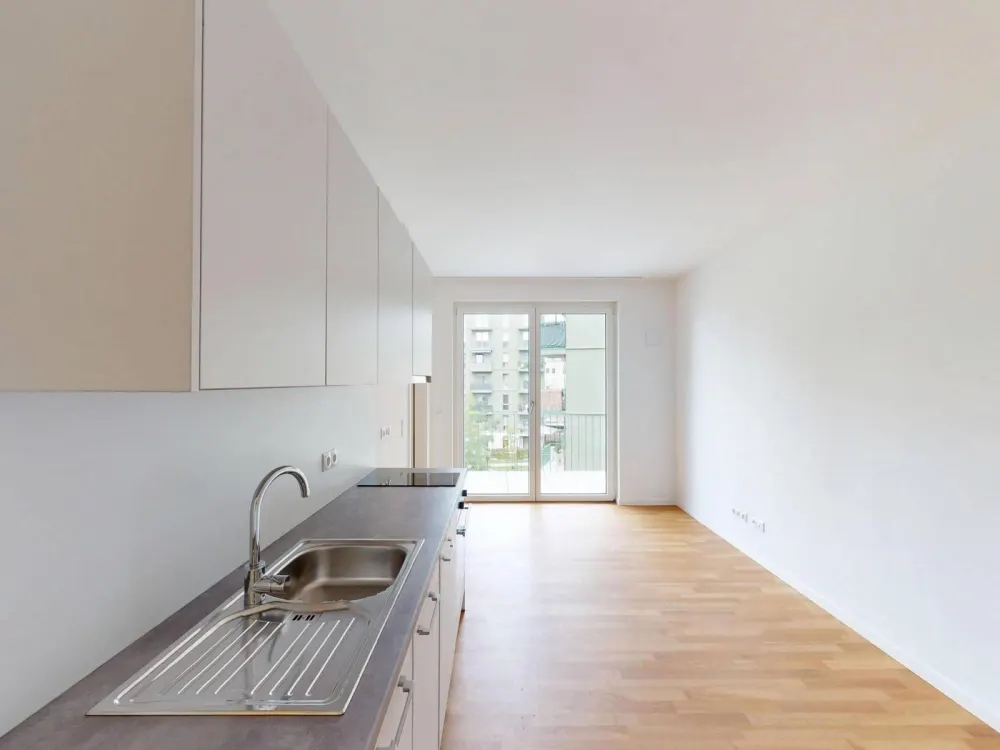 Toll geschnittene 1,5-Zimmer-Wohnung mit BALKON im Neubauquartier 'Ferdinand's Garden'