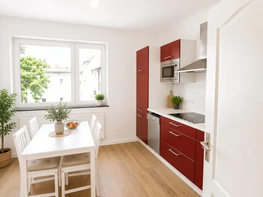 Zuhause mit drei Zimmern und moderner Ausstattung in Düsseldorf