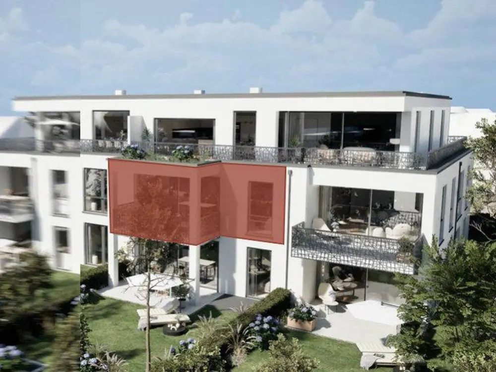Erstbezug 2026: Helle 2-Zi.-Wohnung in ruhiger Villenlage - Balkon ins Grüne, hohe Decken, TG