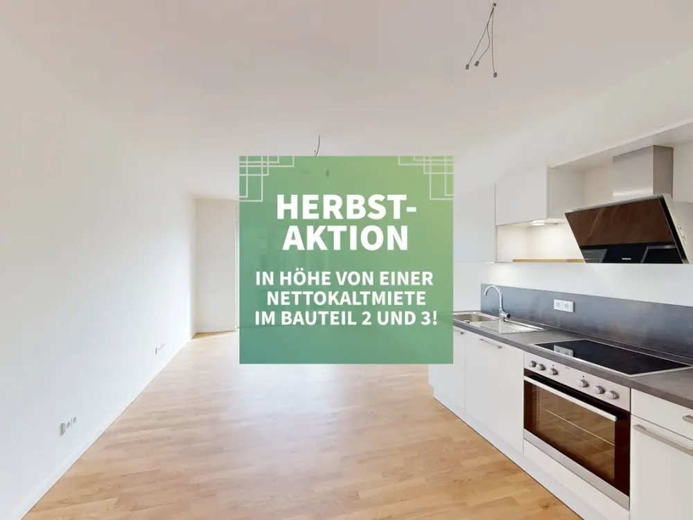 Moderne 2-Zimmer-Wohnung in Friedenau: Erstbezug mit Balkon und Einbauküche