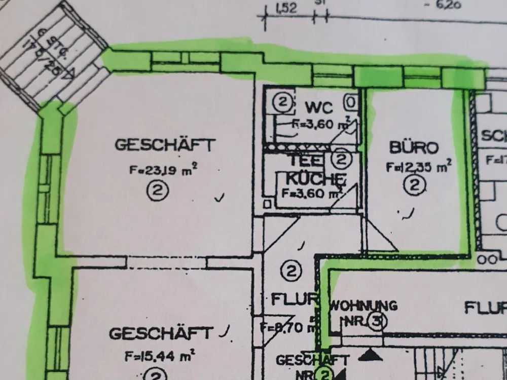 3 Raum Wohnung in Heidenau / aktuell noch als Gewerbe genutzt