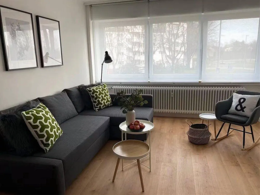 Neu-renoviertes und voll möbliertes 2 Zimmer Wohnung 65m² mit Balkon
