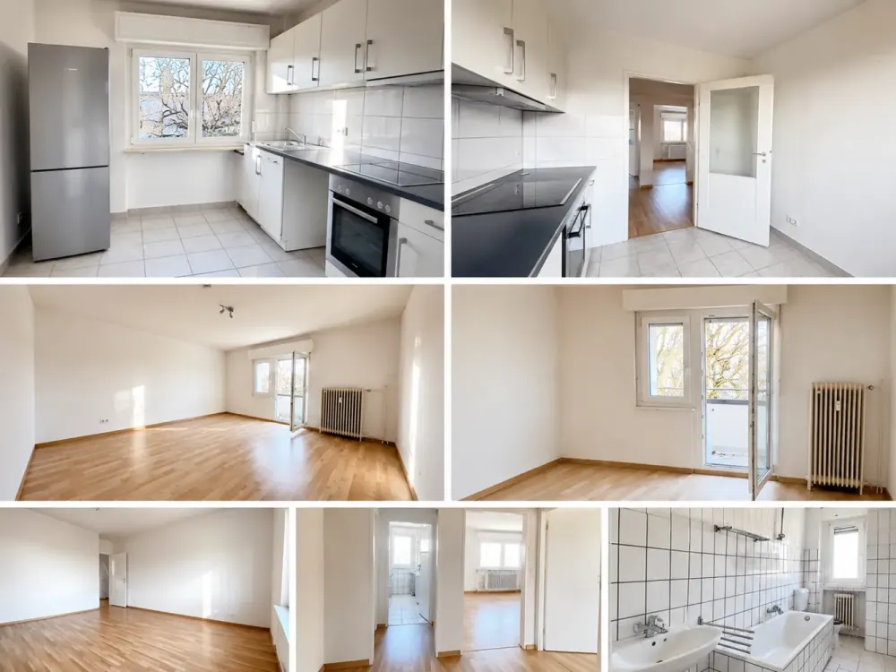 Helle 2-Zimmer-Wohnung mit Balkon & Einbauküche in guter Lage
