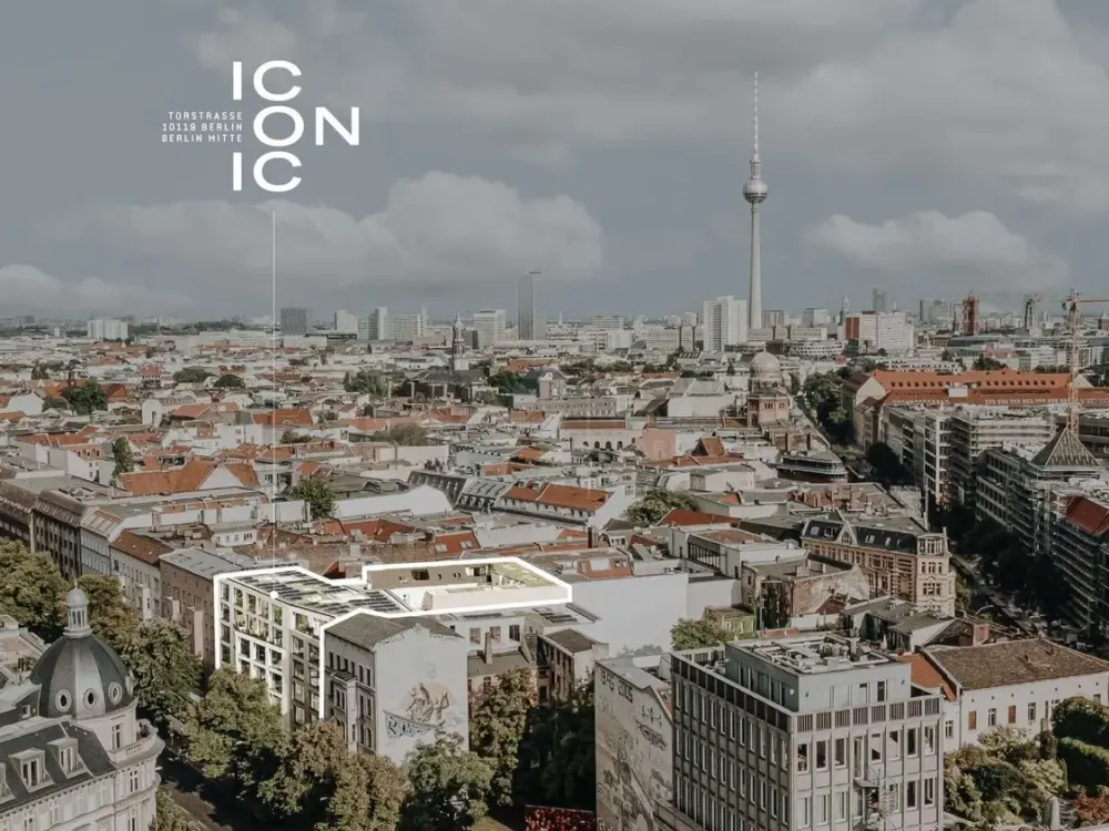 Stilvolle 2-Zimmer-Neubauwohnung mit Balkon in Berlin-Mitte