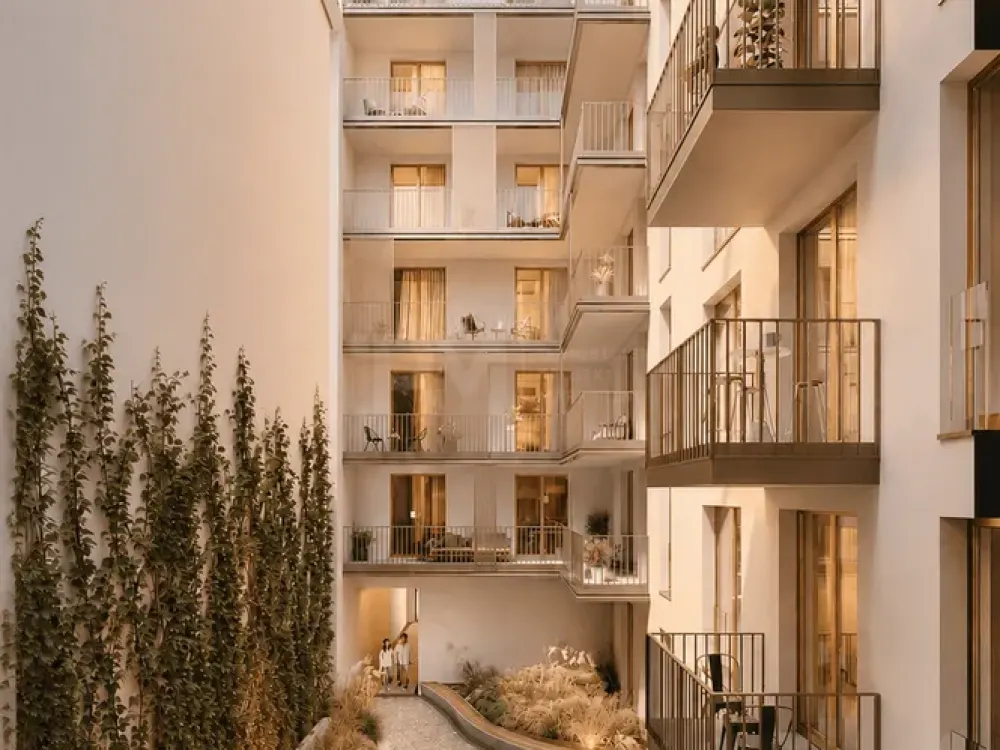 Stilvolle 2-Zimmer-Neubauwohnung mit Balkon in Berlin-Mitte