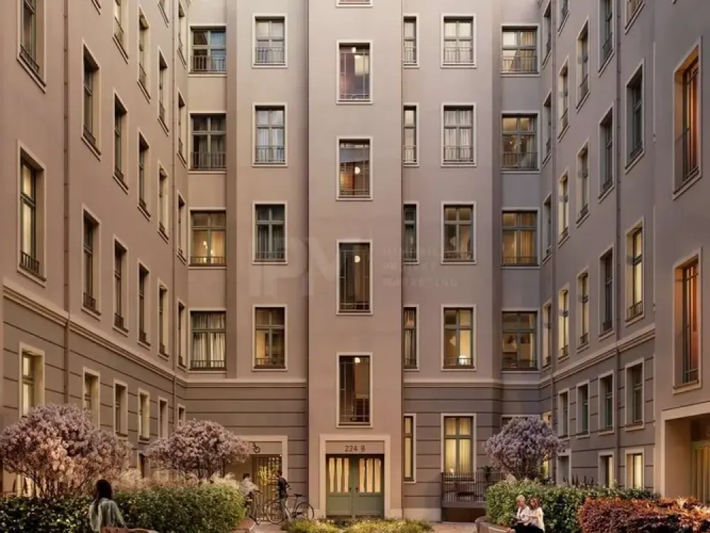 Stilvolle 2-Zimmer-Neubauwohnung mit Balkon in Berlin-Mitte