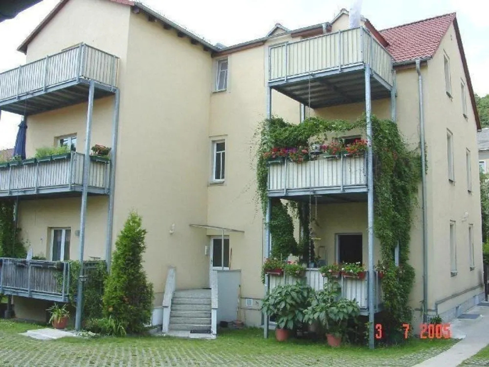 Bühlau weißer Hirsch Balkon