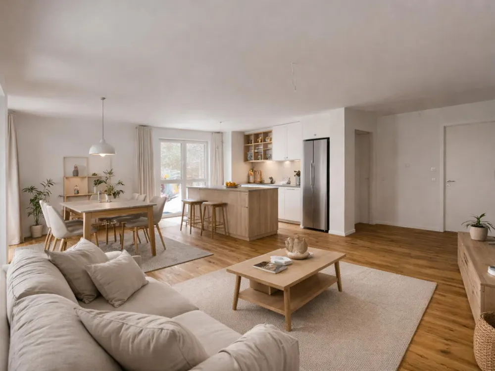 Living on Kurfürstenallee. Top equipped 3-room apartment with balcony