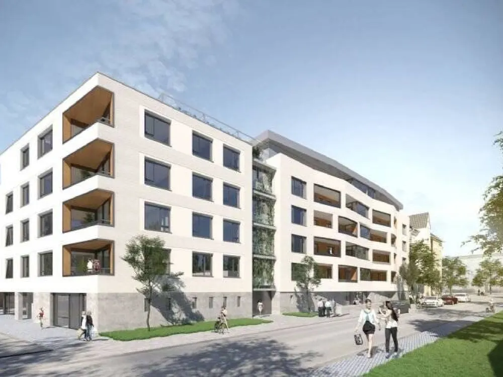 Neubauwohnung mit Balkon, Einbauküche und Tiefgaragenstellplatz im Vorderen Westen - Ein tolles neues Zuhause!