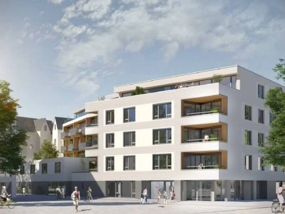 Neubauwohnung mit Balkon, Einbauküche und Tiefgaragenstellplatz im Vorderen Westen - Ein tolles neues Zuhause!