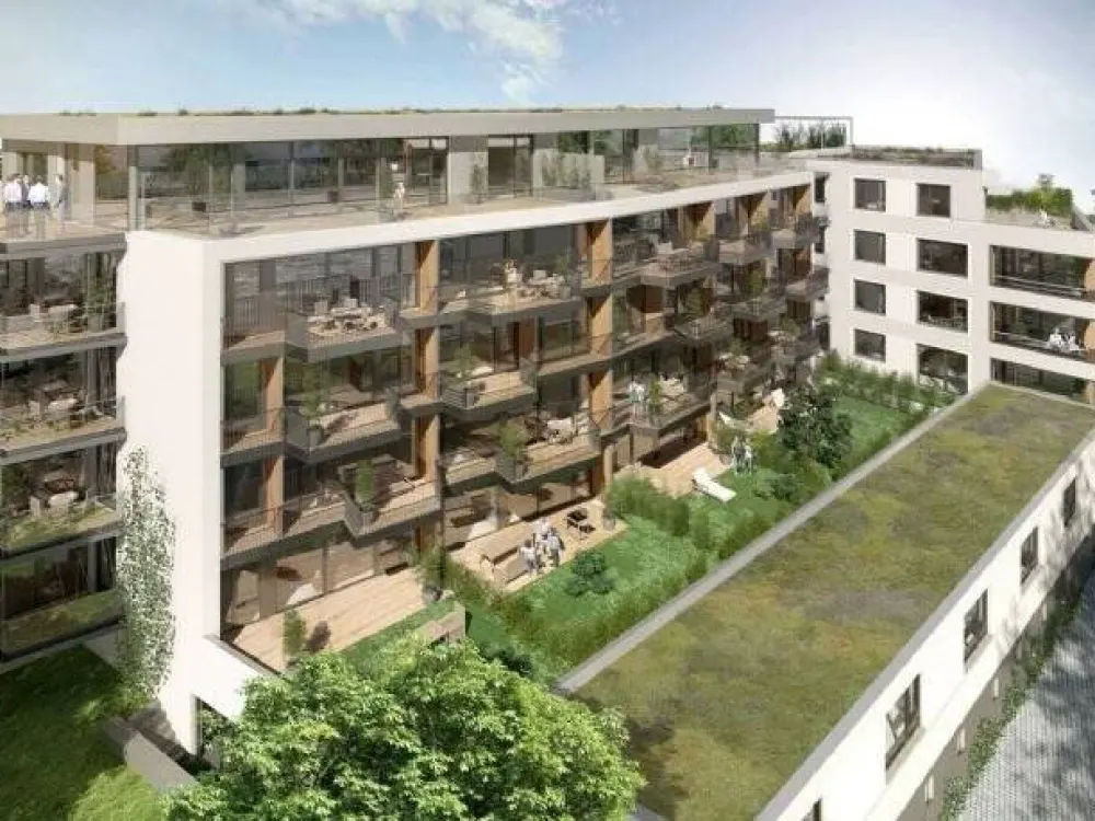 Neubauwohnung mit Balkon, Einbauküche und Tiefgaragenstellplatz im Vorderen Westen - Ein tolles neues Zuhause!