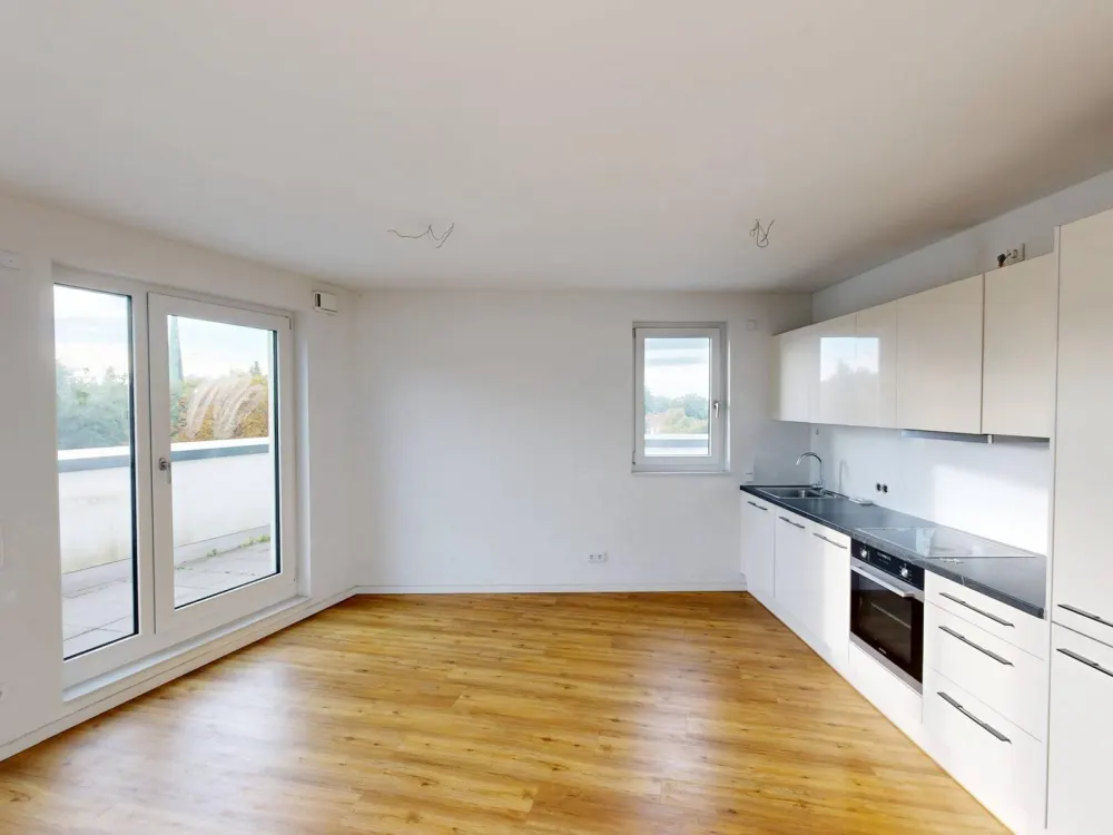 NEUBAUTRAUM: Exklusive 3-Zimmer-Wohnung mit EBK und großer Dachterrasse in Langenhorn