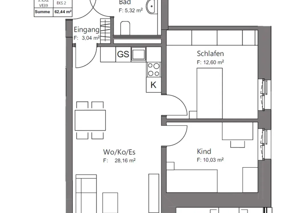Bitte Infotext beachten! Zentrale 3-Zimmer Wohnung mit EOF-Stufe II in Nürnberg zu vermieten!