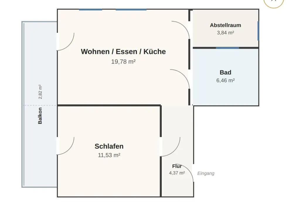 Modernes Wohnen im Neubau, 2-Zimmer-Wohnung mit Balkon in Wedel