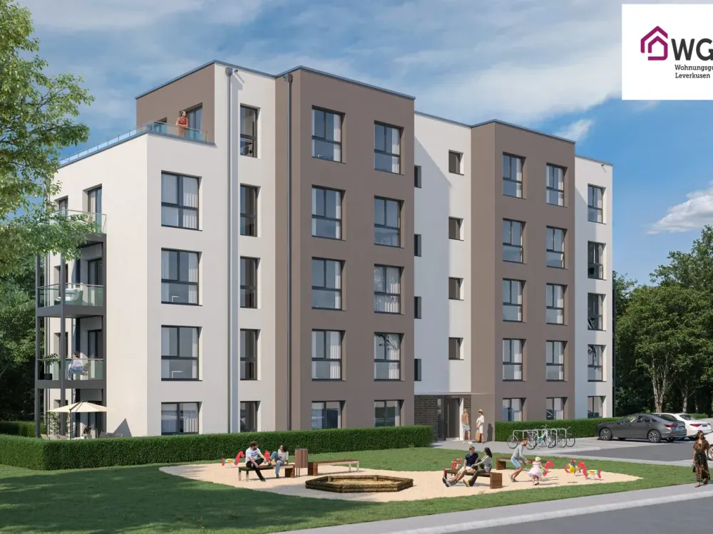 großzügige 4 Zimmer Wohnung mit 2 Duschbädern und Mietergarten