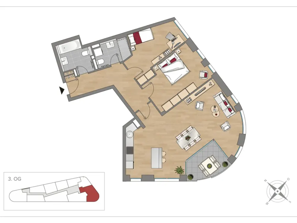 Urban Living in OSTFORUM Leipzig I Modern Apartments in Central City Location I