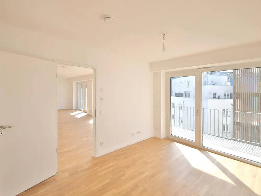 Neubau Erstbezug: 2-Zimmer Wohnung mit Sonnenbalkon