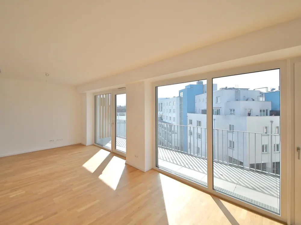 Neubau Erstbezug: 2-Zimmer Wohnung mit Sonnenbalkon