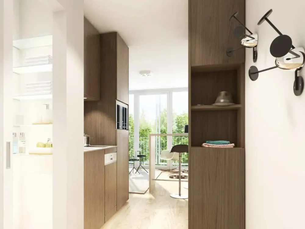 Bald einziehen! Kleines, feines Apartment in elegantem Haus / Schwabing