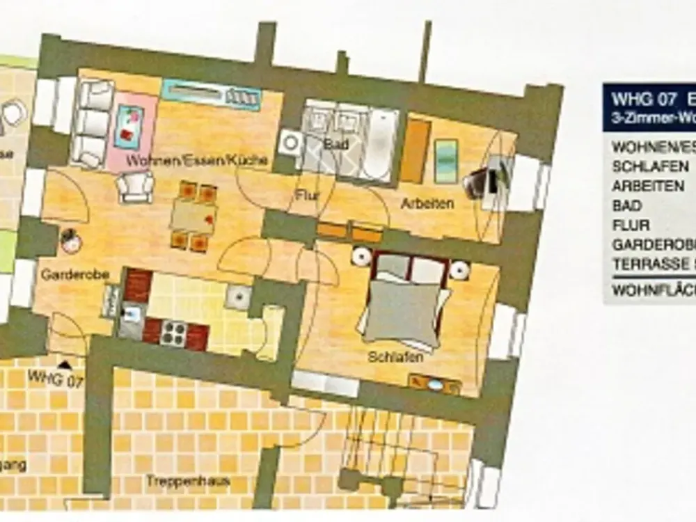 **3 Zimmer im Schloss, Krone optional**