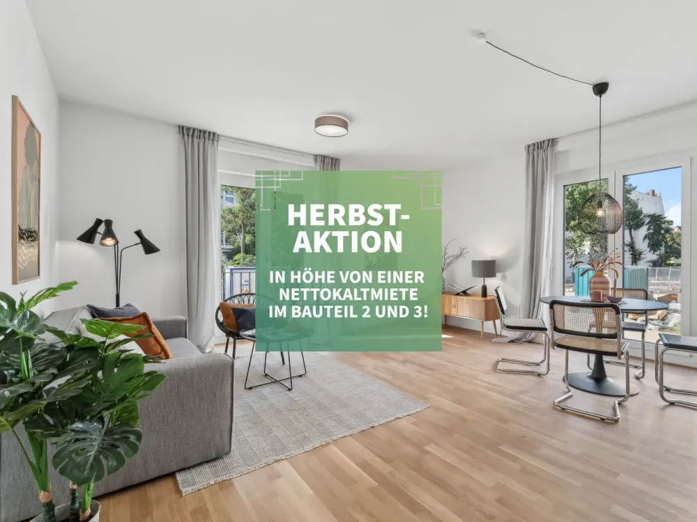 High-quality new build apartment: 3-room flat with beautiful balcony and fitted kitchen