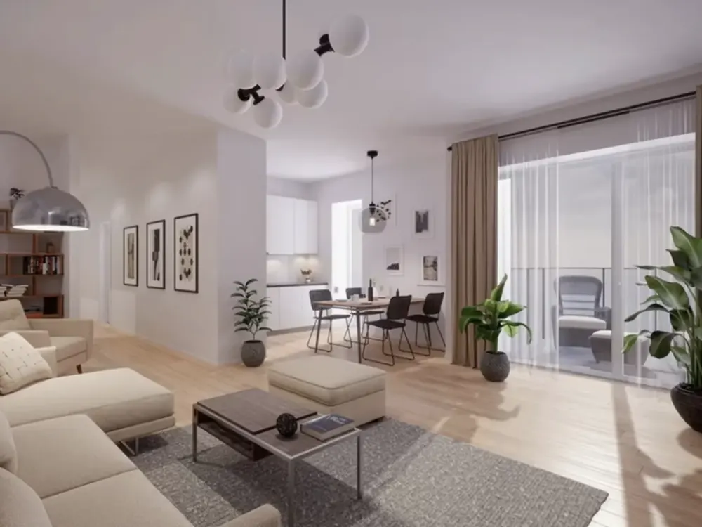 Large 4-Room Apartment in Erfurt